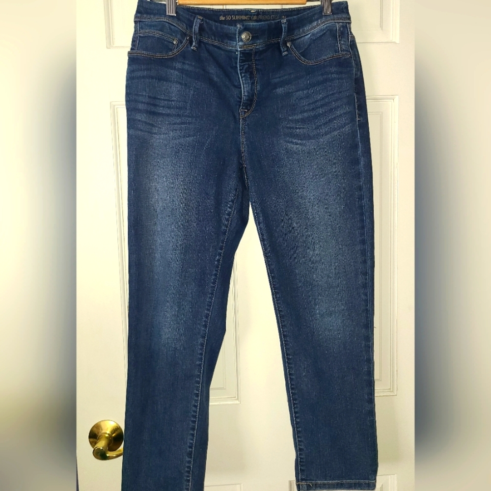 Chico's So Slimmimg Girlfriend Crop Jeans - Picture 4 of 7
